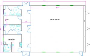 Modular Building Floorplan by Rose Office Systems